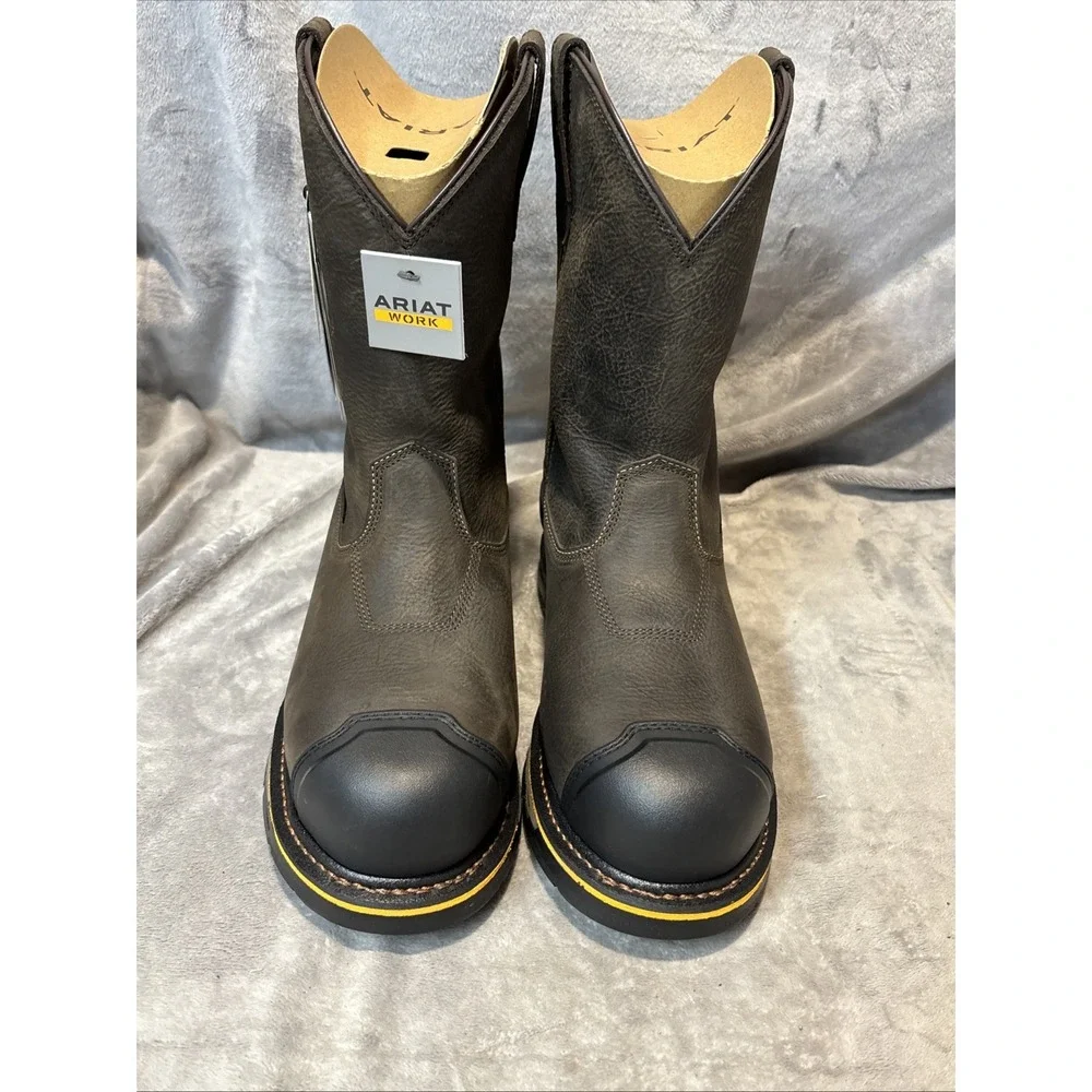 Ariat Stump Jumper WP Composite Toe Pull-On Work Boot 10048061 Men's 8.5 EE wide